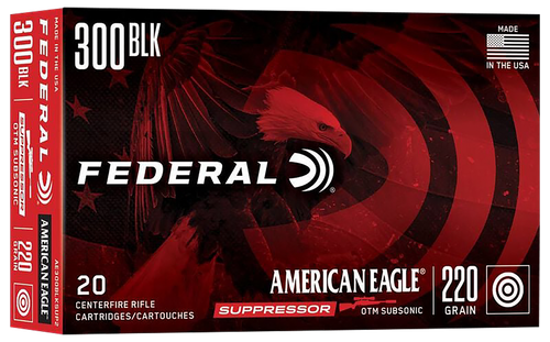 Federal American Eagle Suppressor 300Blackout 220gr Open