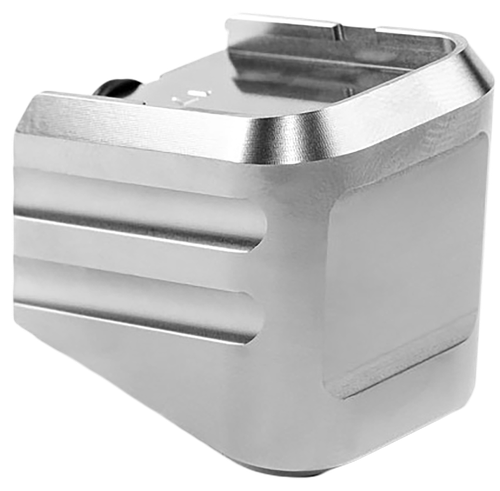 Cross Armory Mag Extension Fits Glock 17/22/31 Gen 1-5 Silver Aluminum