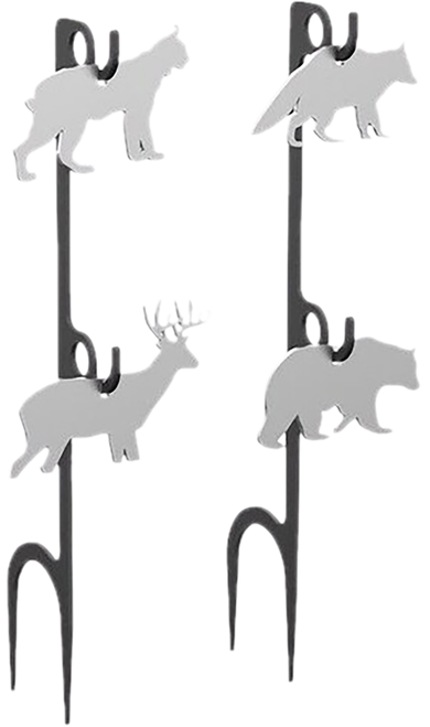 Birchwood Casey BC- Rimfire Target Kits Animal Set 1/4" AR500 Steel - BC-41579