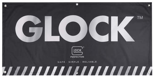 Glock Fabric Banner Black 4' x 2'