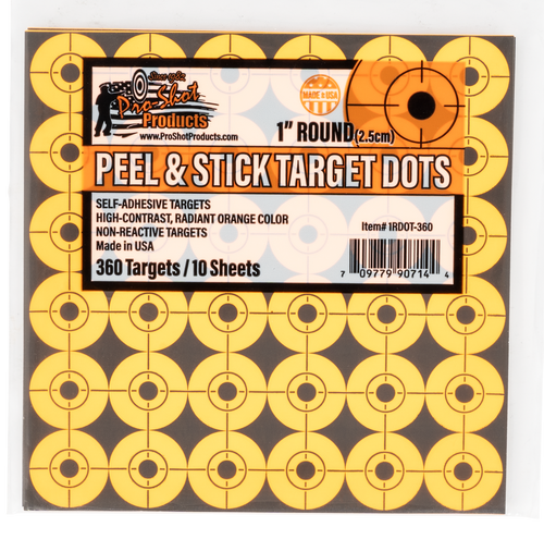 Pro-Shot Peel & Stick Target Dots Self-Adhesive