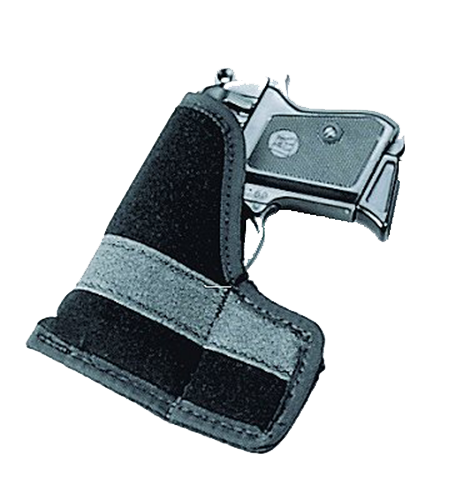 Uncle Mike's Inside The Pocket Holster OWB Size 01 Black Suede Like Fits 22-25 - 87441