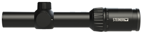 Steiner P4Xi Black 1-4x24mm 30mm Tube Illuminated P3TR Reticle
