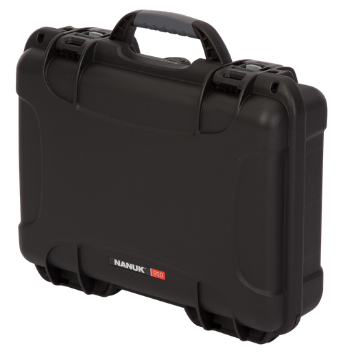 Nanuk 910 Waterproof Black Resin w/ Foam Padding&Airline Approved