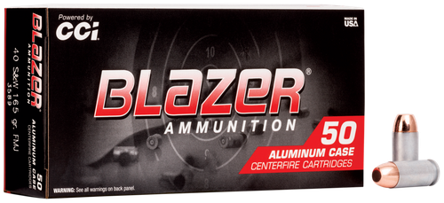 CCI Blazer Handgun 40S&W 165gr Total Metal