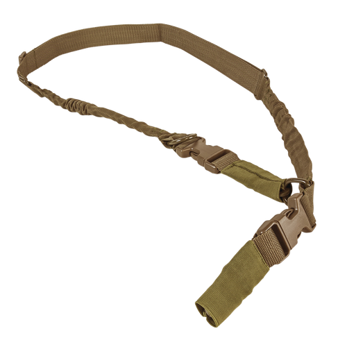 NcStar Vism Sling Tan Nylon Strap w/Elastic Shock-Cord 55"-72" OAL Adjustable Bungee