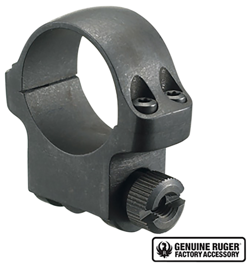 Ruger 4BHM Scope Ring Matte Black 1" Medium - 90278