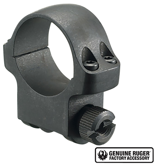 Ruger 4BHM Scope Ring Matte Black 1"
