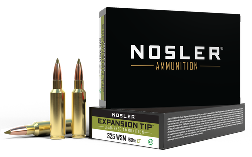 Nosler E-Tip 325 WSM Ammo 180gr Lead Free 20 Rounds - 40146
