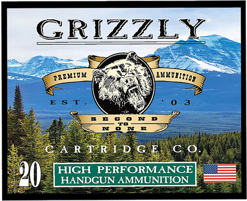 Grizzly 10mm Auto Ammo 165gr JHP 20 Rounds - GC10M6