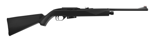 Crosman RepeatAir Air Rifle CO2 177 12-Round Shot Black Receiver - 1077
