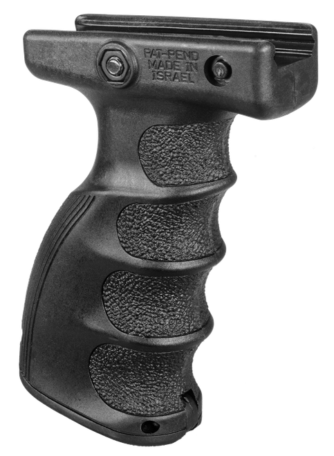 FAB Defense AG-44S Quick Release Ergonomic Foregrip Fits 1913 Mil-STD Picatinny Rail Black Reinforced Polymer