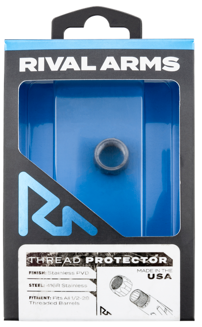 Rival Arms Thread Protector 9mm Luger Stainless PVD 416R Steel 1/2"-28 tpi