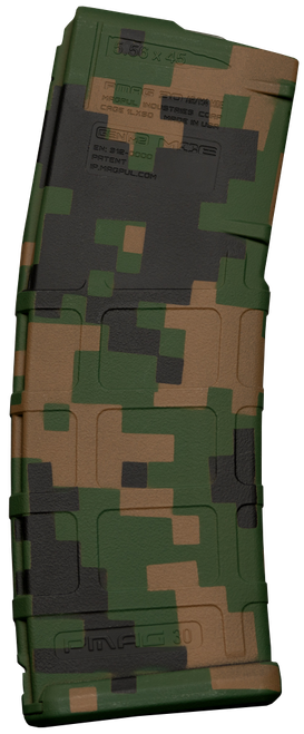 Weapon Works PMAG Gen M2 MOE AR/M4 MARPAT 30rd Magazine, Woodland - 228047