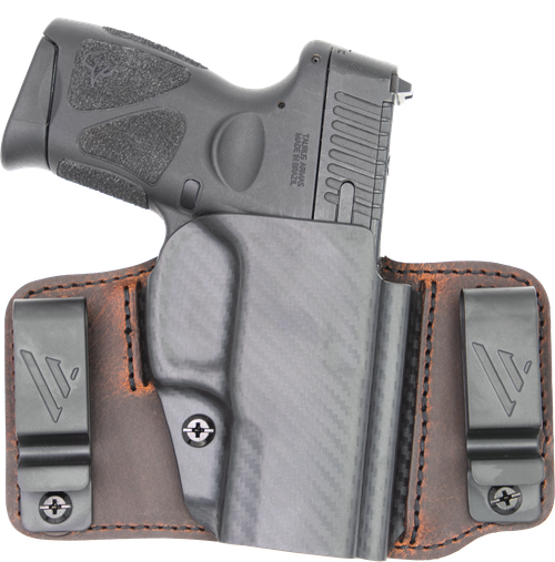 Versacarry Insurgent Deluxe IWB/OWB Brown Belt Clip Fits Sig P365 Right Hand - INS201365