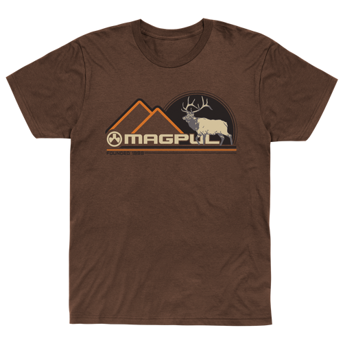 Magpul MAG1234-203-S Wapiti Brown Heather Cotton/Polyester Short