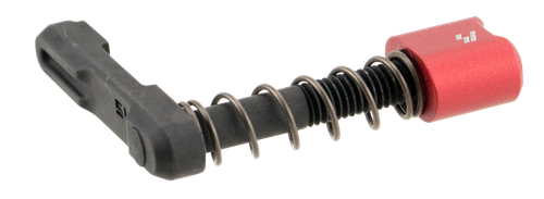 Strike Industries Mag Catch Steel with Red 6061-T6 Aluminum Release Button for AR-15