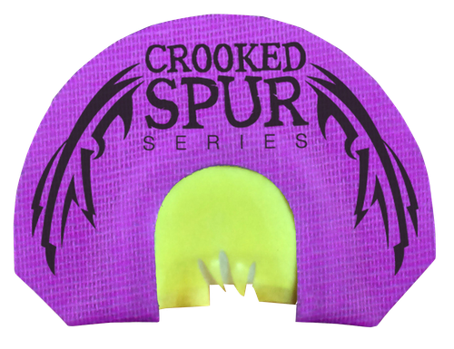 Foxpro Crooked Spur V-Fang Diaphragm Call Triple Reed Turkey Sounds Attracts Turkeys Purple
