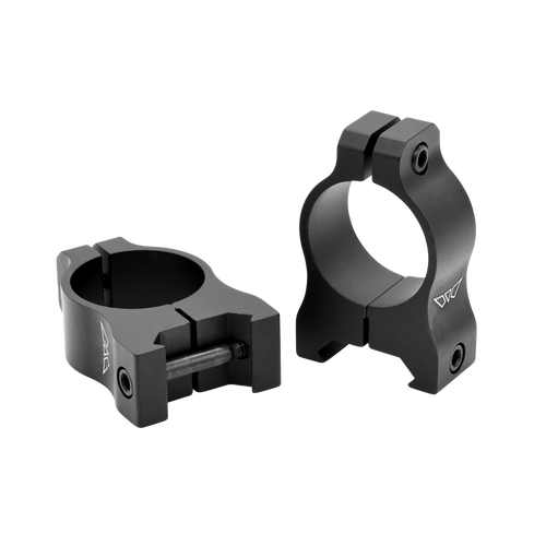 Warne Scope Rings Vapor Matte Black 1"
