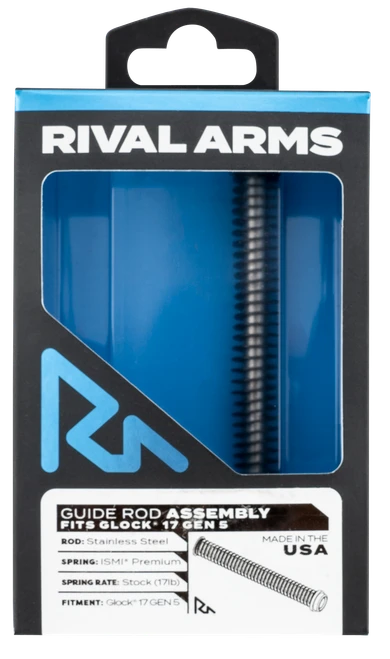 Rival Arms Guide Rod Assembly Silver Stainless Steel for Glock 17 GEN5 - RA50G121S