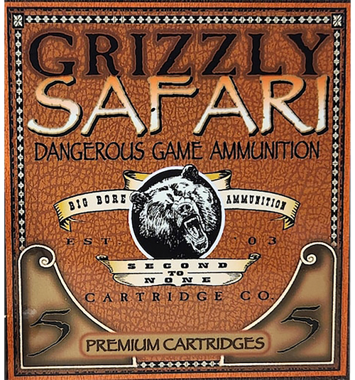 Grizzly Ammo 500-416NitroExpress 400gr Solid Brass 5