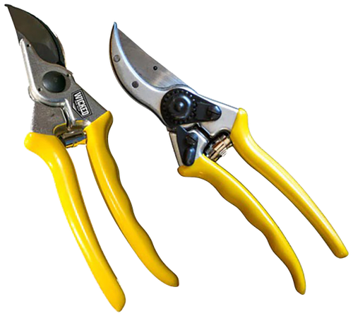 Wicked Tree Gear Hand Pruner Aluminum/Yellow Handle