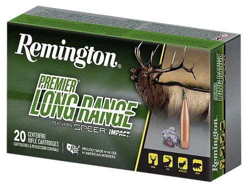 Remington Premier Long Range 6.5 Creedmoor Ammo 140gr Speer Impact 20 Rounds - R21341