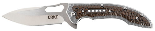 CRKT Fossil Compact 3.41" Folding Drop Point