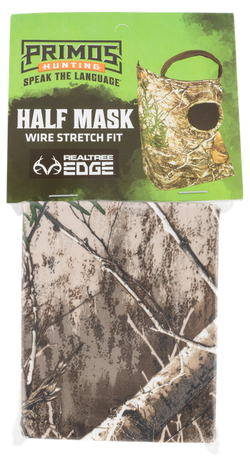 Primos Stretch Fit Realtree Edge Neoprene 1/2 Face Mask OSFA - PS6667