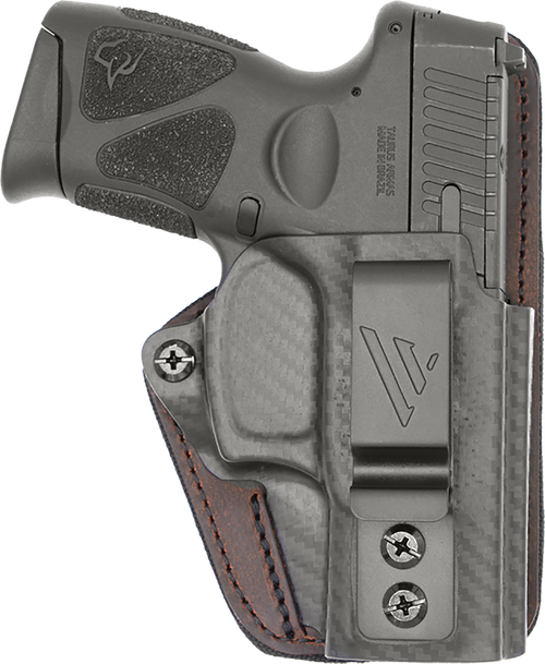 Versacarry Comfort Flex Custom IWB Brown Belt Clip Fits Glock 43 Right Hand - CFC211G43