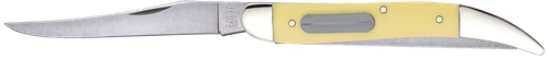 Case Fishing 3.40" Folding Clip/Fish Scaler Plain/Serrated Tumble Polish - 00120