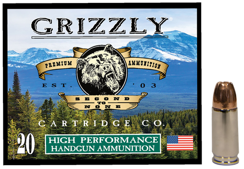 Grizzly Ammo GC9MM19mm Luger 115gr Jacketed Hollow Point 20 Per Box/10 Case