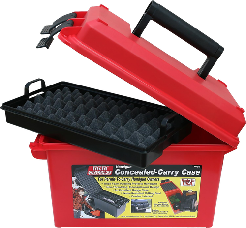 MTM Case-Gard Conceal Carry Handgun Red