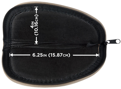 Allen Pistol Case 6" Long Earth Tone
