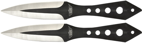 Uzi Accessories Throwing Knives Two Fixed Plain