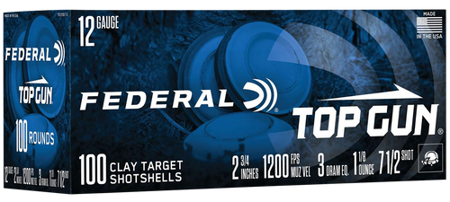 Federal Top Gun 12Gauge 2.75" 1 1/8oz