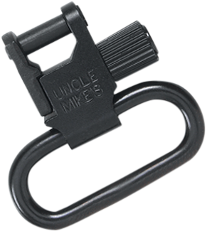 Uncle Mike's Super Swivel Quick Detach Tri-Lock Blued 1.25" Loop for Rifles or Shotguns w/QD Bases