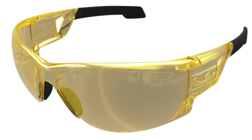 Mechanix Wear Type-N OSFA Amber Lens Anti-Scratch Black Frame - VNS30ACBU