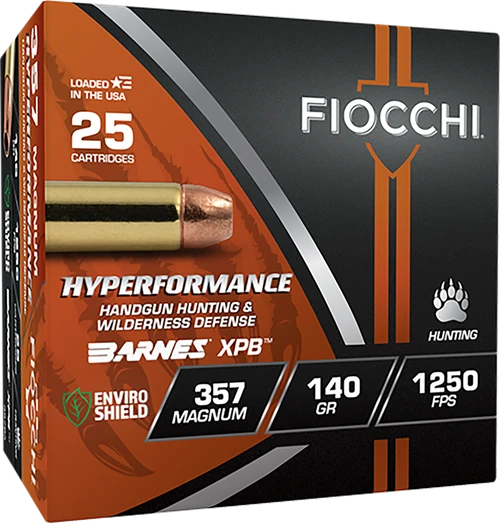 Fiocchi Hyperformance XPB 357 Magnum Ammo 140gr 25 Rounds - 357BA