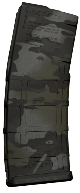 Weapon Works PMAG Gen M2 MOE MultiCam AR-15 5.56 NATO 30rd Magazine, Black - 228041
