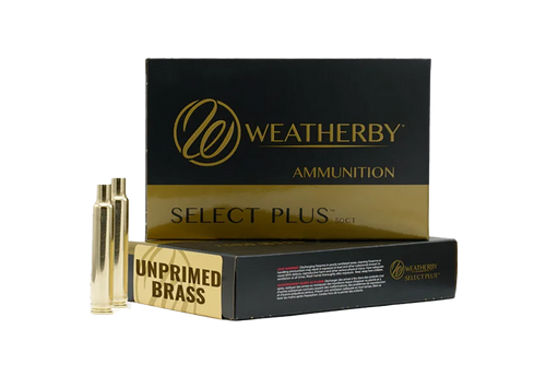 Weatherby Select Plus Unprimed Cases 6.5 Wthby