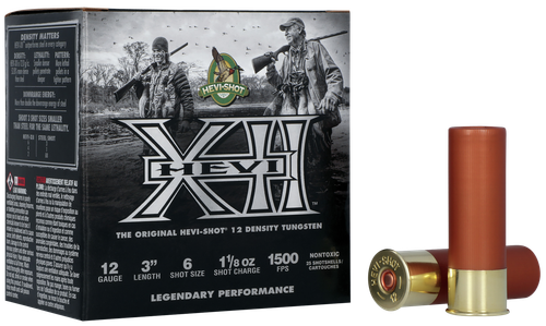 Hevishot Hevi-XII 12 Gauge Ammo 3" 1-3/8oz #6 25 Rounds - HS51206