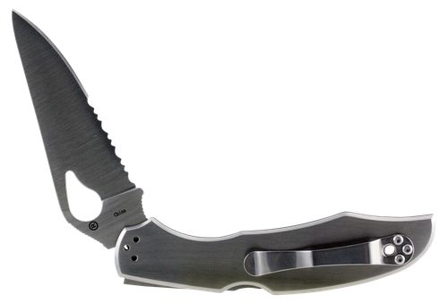 Spyderco Byrd Cara 2 3.75" Folding Drop Point Part Serrated 8Cr13MoV Stainless Blade Steel Handle Includes Pocket Clip