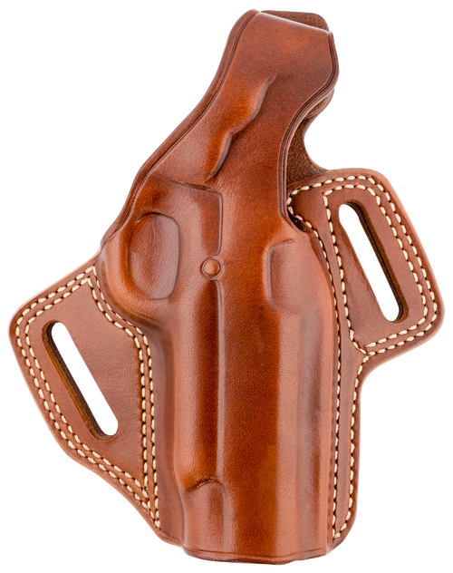 Galco Fletch OWB Tan Leather Belt Slide Fits 4-4.25" 1911 Right Hand - FL266R
