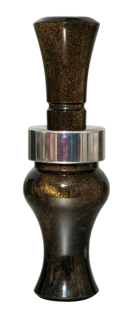 Mo Tactical Products Echo Calls Meat Hanger Double Reed Mallard Sounds Attracts Ducks Black Gold Pearl Acrylic