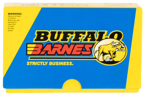 Bore Ammunition Buffalo-Barnes Strictly Business 338Win Magazine 210gr Tipped TSX Lead Free 20 Per Box/12 Case