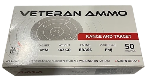 Hyperion Munitions 9mm Luger Ammo 147gr 50 Rounds - HMBX914