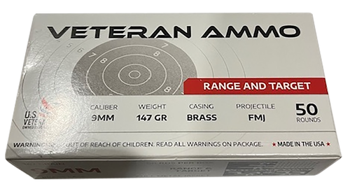 Hyperion Munitions 9mm Luger Ammo 147gr 50 Rounds - HMBX914