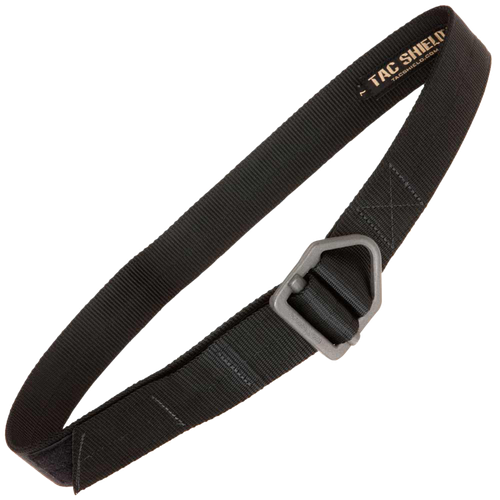 Tacshield Tactical Riggers Belt Black Webbing 42-46" 1.75" Wide Rigger Buckle - T32XLBK