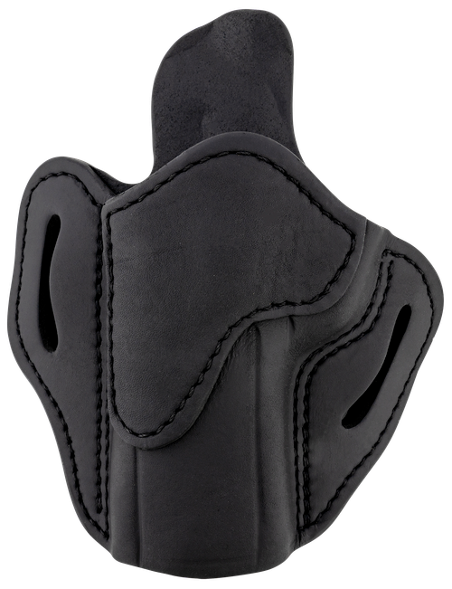 1791 Gunleather BH2.4 Optic Ready OWB 2.4 Stealth Black Leather Belt Slide Fits Walther PPQ/Sig P320/Springfield Xd-M Left Hand